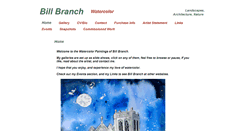 Desktop Screenshot of billbranchartist.com